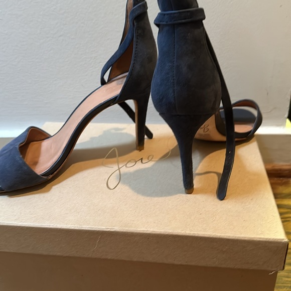 Joie blue suede ankle strap high heel sandals size 40 / size 10 - Picture 4 of 6